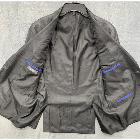 Kenneth Cole Reaction Sport Jacket Men’s Size 40R Gray Double Vented Blazer Coat - Picture 3 of 16